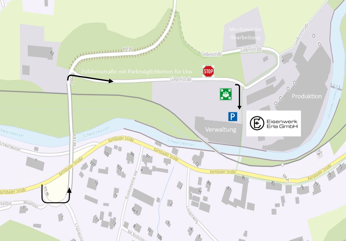lageplan Eisenwerk Erla